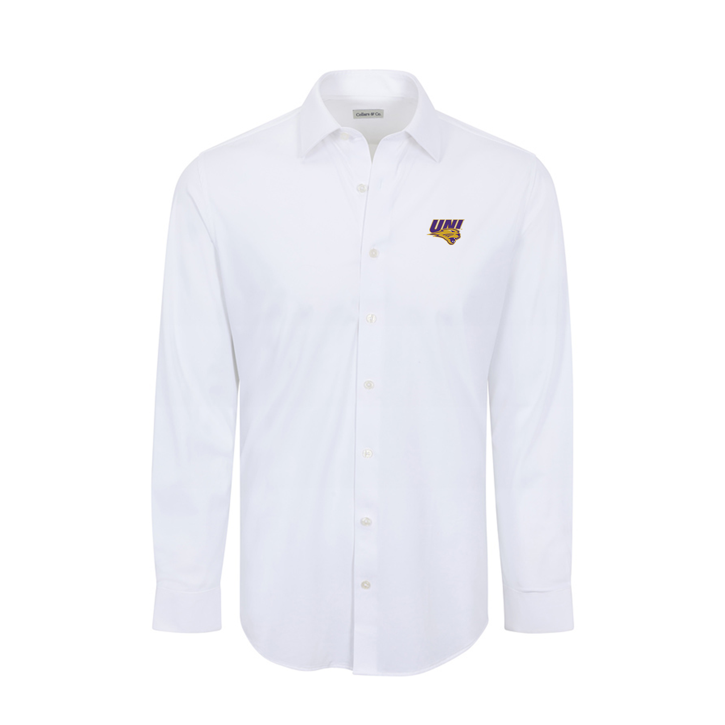 Northern Iowa Apex Performance Dress Shirt White
