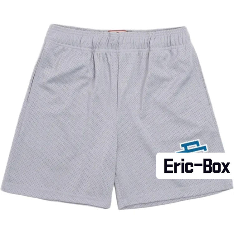 Gray Basic Mesh Shorts